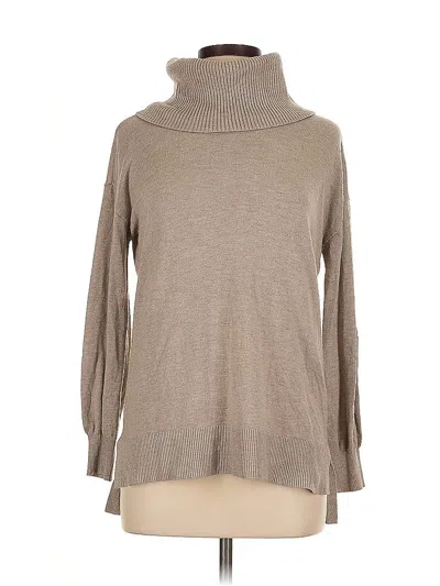 Pre-owned Ann Taylor Loft Turtleneck Sweater In Brown