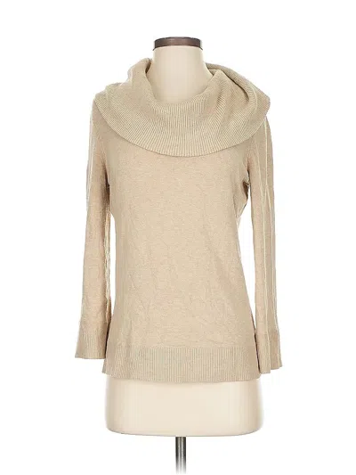 Pre-owned Ann Taylor Loft Turtleneck Sweater In Brown