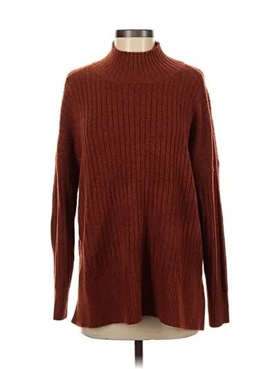 Pre-owned Ann Taylor Loft Turtleneck Sweater In Brown