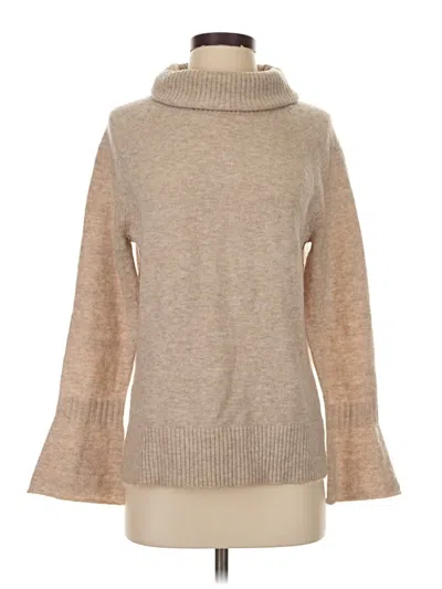 Pre-owned Ann Taylor Loft Turtleneck Sweater In Brown