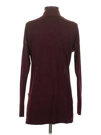 Pre-owned Ann Taylor Loft Turtleneck Sweater In Burgundy