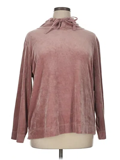 Pre-owned Ann Taylor Loft Turtleneck Sweater In Burgundy