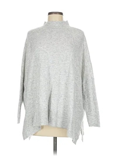 Pre-owned Ann Taylor Loft Turtleneck Sweater In Gray