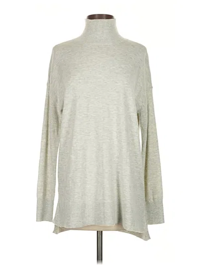 Pre-owned Ann Taylor Loft Turtleneck Sweater In Gray