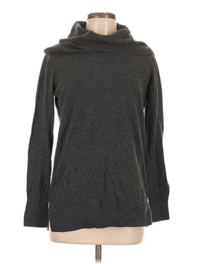 Pre-owned Ann Taylor Loft Turtleneck Sweater In Gray