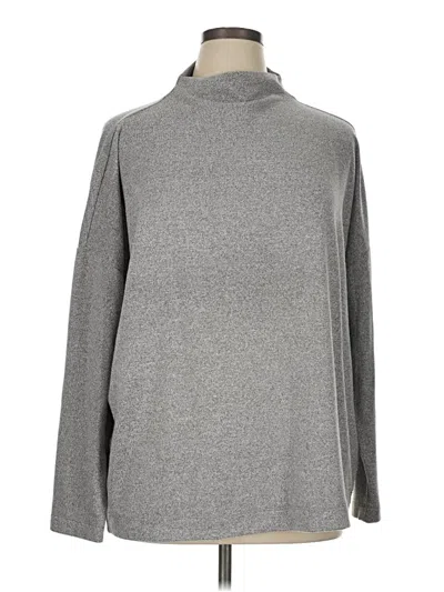 Pre-owned Ann Taylor Loft Turtleneck Sweater In Gray