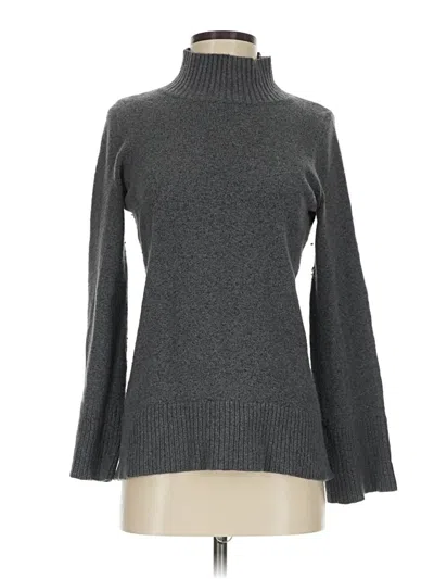 Pre-owned Ann Taylor Loft Turtleneck Sweater In Gray