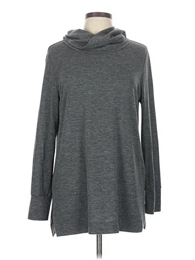 Pre-owned Ann Taylor Loft Turtleneck Sweater In Gray