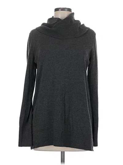 Pre-owned Ann Taylor Loft Turtleneck Sweater In Gray