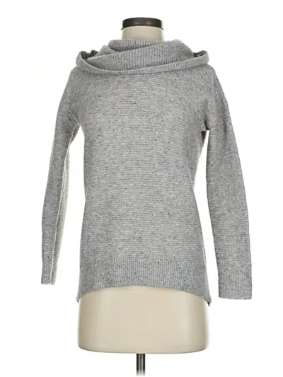 Pre-owned Ann Taylor Loft Turtleneck Sweater In Gray