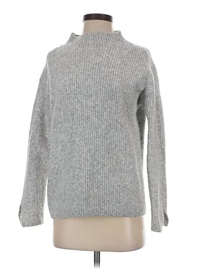 Pre-owned Ann Taylor Loft Turtleneck Sweater In Gray