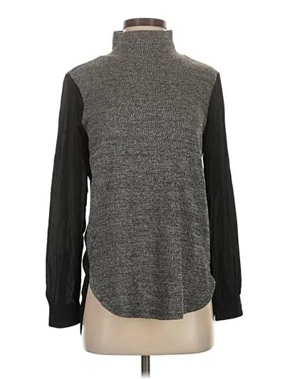 Pre-owned Ann Taylor Loft Turtleneck Sweater In Gray