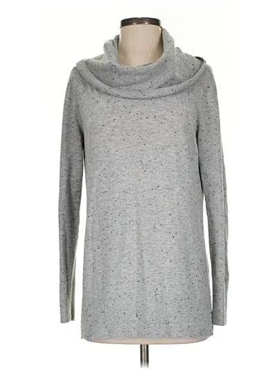 Pre-owned Ann Taylor Loft Turtleneck Sweater In Gray