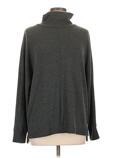 Pre-owned Ann Taylor Loft Turtleneck Sweater In Gray