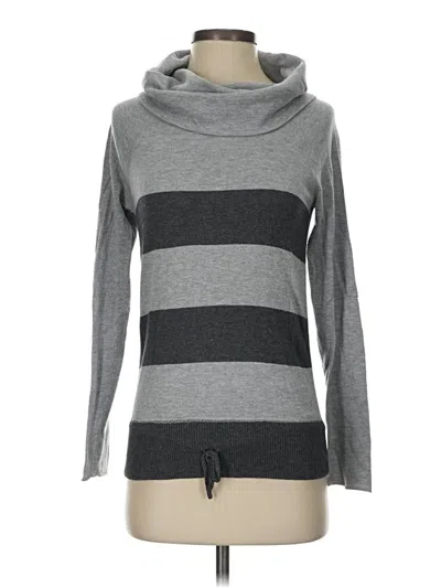 Pre-owned Ann Taylor Loft Turtleneck Sweater In Gray