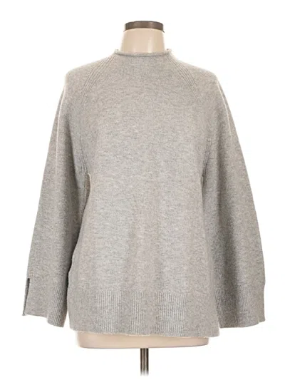 Pre-owned Ann Taylor Loft Turtleneck Sweater In Gray