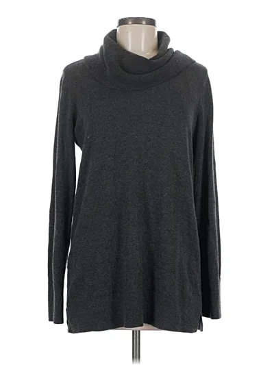 Pre-owned Ann Taylor Loft Turtleneck Sweater In Gray
