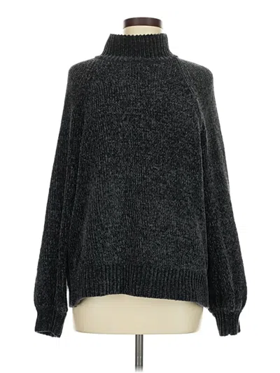Pre-owned Ann Taylor Loft Turtleneck Sweater In Gray