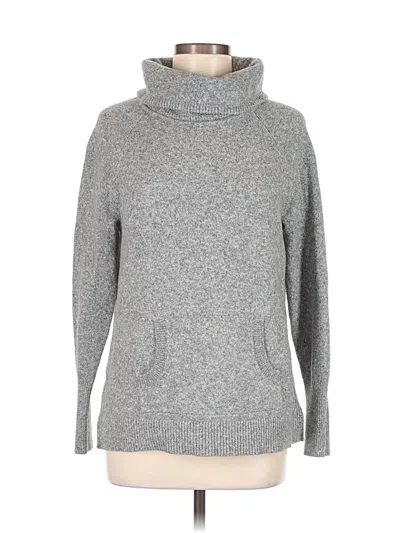 Pre-owned Ann Taylor Loft Turtleneck Sweater In Gray