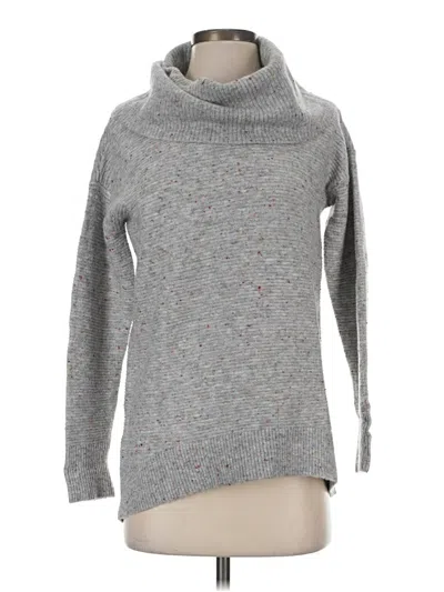 Pre-owned Ann Taylor Loft Turtleneck Sweater In Gray