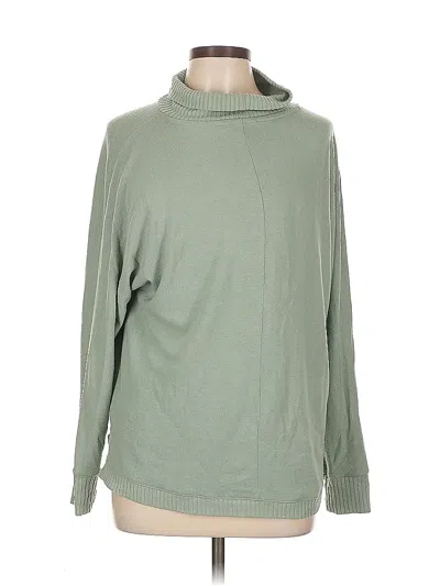 Pre-owned Ann Taylor Loft Turtleneck Sweater In Green