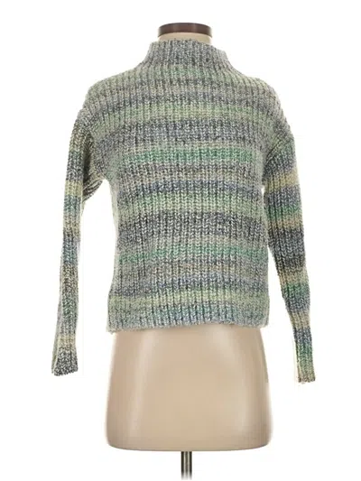 Pre-owned Ann Taylor Loft Turtleneck Sweater In Green
