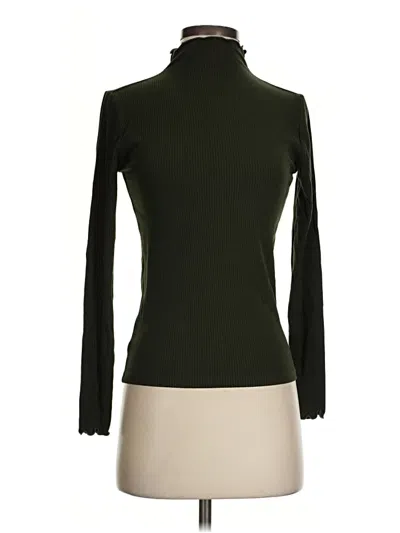 Pre-owned Ann Taylor Loft Turtleneck Sweater In Green