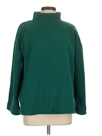 Pre-owned Ann Taylor Loft Turtleneck Sweater In Green
