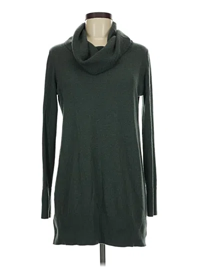 Pre-owned Ann Taylor Loft Turtleneck Sweater In Green