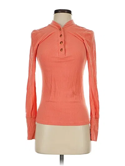 Pre-owned Ann Taylor Loft Turtleneck Sweater In Orange