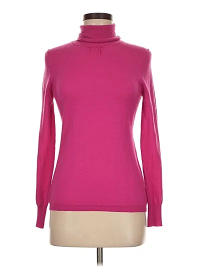 Pre-owned Ann Taylor Loft Turtleneck Sweater In Pink