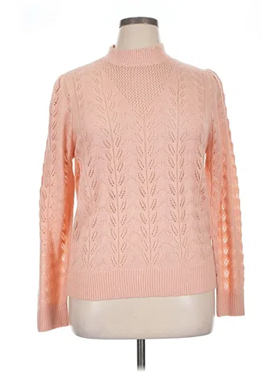 Ann Taylor Loft Turtleneck Sweater In Pink