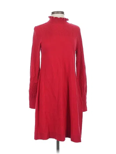 Pre-owned Ann Taylor Loft Turtleneck Sweater In Red