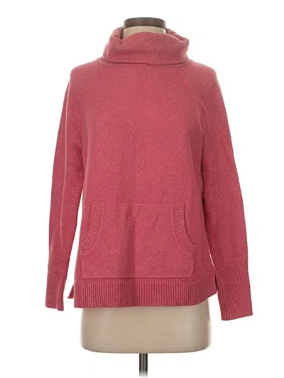 Pre-owned Ann Taylor Loft Turtleneck Sweater In Red
