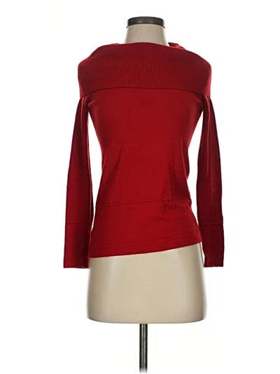 Pre-owned Ann Taylor Loft Turtleneck Sweater In Red