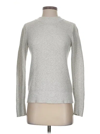 Pre-owned Ann Taylor Loft Turtleneck Sweater In Silver