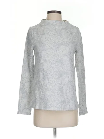 Pre-owned Ann Taylor Loft Turtleneck Sweater In Silver