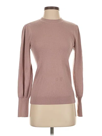 Pre-owned Ann Taylor Loft Turtleneck Sweater In Tan