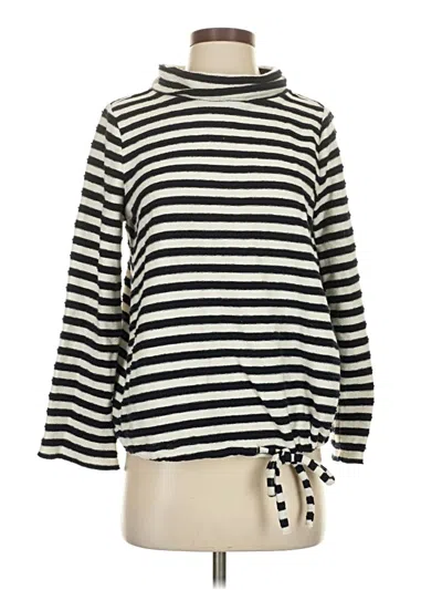 Pre-owned Ann Taylor Loft Turtleneck Sweater In White
