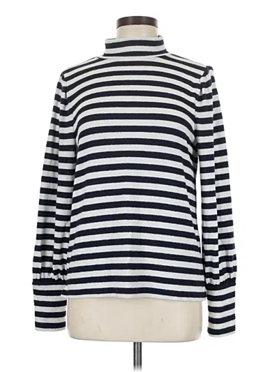 Pre-owned Ann Taylor Loft Turtleneck Sweater In White