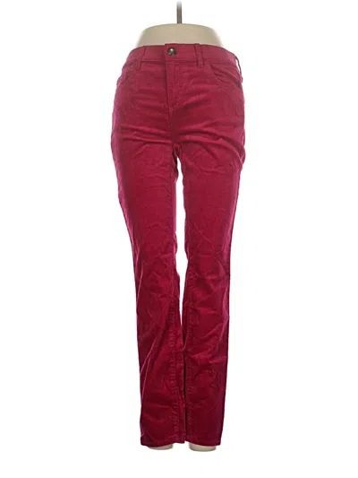 Ann Taylor Loft Velour Pants In Burgundy
