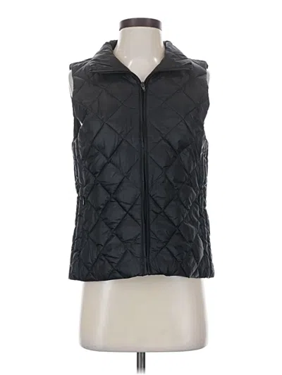 Pre-owned Ann Taylor Loft Vest In Black