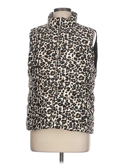 Pre-owned Ann Taylor Loft Vest In Gold