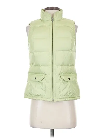 Pre-owned Ann Taylor Loft Vest In Green
