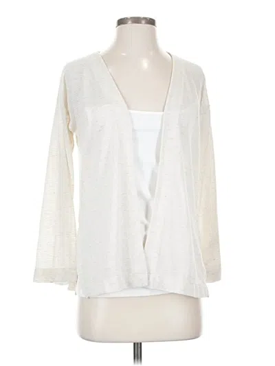 Pre-owned Ann Taylor Loft Vest In Ivory