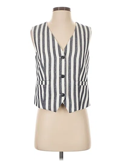 Pre-owned Ann Taylor Loft Vest In Ivory