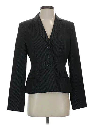 Pre-owned Ann Taylor Loft Wool Blazer Jacket In Black