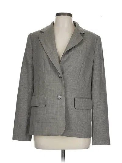 Pre-owned Ann Taylor Loft Wool Blazer Jacket In Brown
