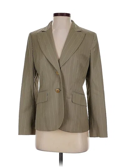 Pre-owned Ann Taylor Loft Wool Blazer Jacket In Brown