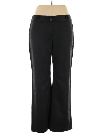 Pre-owned Ann Taylor Loft Wool Pants In Black